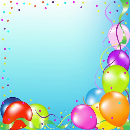 simsearch:614-05955439,k - Party Background With Balloons Stock Photo - Budget Royalty-Free & Subscription, Code: 400-04690001