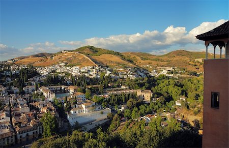 simsearch:400-05193127,k - city view from Alhambra palce, Granada, Spain Stock Photo - Budget Royalty-Free & Subscription, Code: 400-04706679