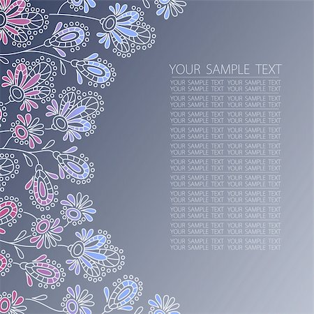 flowers vector illustration Stock Photo - Budget Royalty-Free & Subscription, Code: 400-04706681