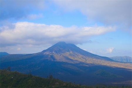 Volcano Kintamani and lake Batur on Bali island Stock Photo - Budget Royalty-Free & Subscription, Code: 400-04708639