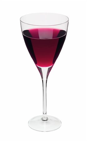 simsearch:400-04226436,k - red wine in glass isolated on white background Stock Photo - Budget Royalty-Free & Subscription, Code: 400-04709845