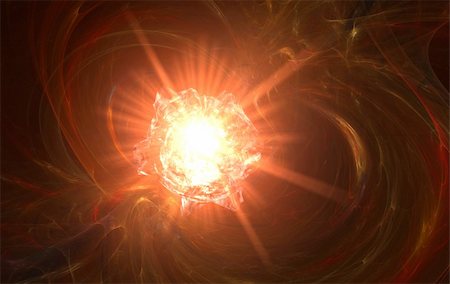 simsearch:400-04265415,k - Red hell explosion in space of red nebula Stock Photo - Budget Royalty-Free & Subscription, Code: 400-04700029