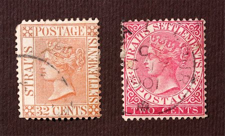 simsearch:400-04832369,k - Close up of ancient old postal stamps Photographie de stock - Aubaine LD & Abonnement, Code: 400-04701894