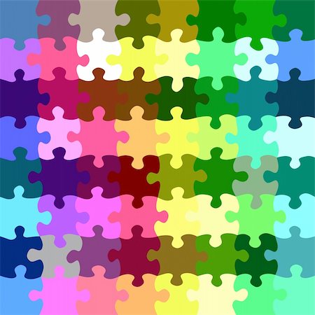 simsearch:400-06097126,k - seamless texture of bright jigsaw parts Stock Photo - Budget Royalty-Free & Subscription, Code: 400-04703047
