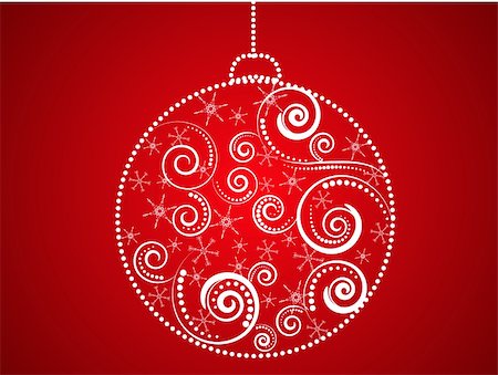 Christmas ball decorative abstraction background Stock Photo - Budget Royalty-Free & Subscription, Code: 400-04717892