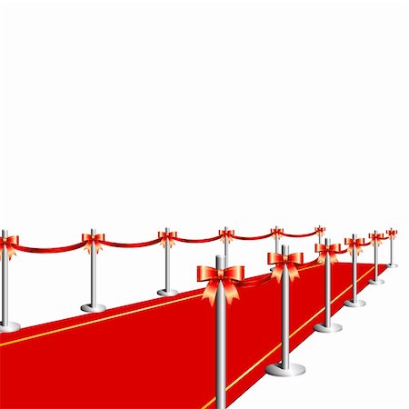 red carpet, this  illustration may be useful  as designer work Photographie de stock - Aubaine LD & Abonnement, Code: 400-04718772