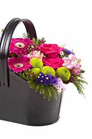 purple floral arrangement - Flower bouquet Stock Photo - Budget Royalty-Free & Subscription, Code: 400-04718814