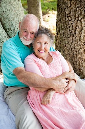 simsearch:400-04208630,k - Senior couple deeply in love after many years of marriage. Stock Photo - Budget Royalty-Free & Subscription, Code: 400-04710130