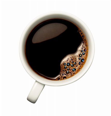 simsearch:400-04414723,k - close up of coffee cup on white background with clipping path Foto de stock - Super Valor sin royalties y Suscripción, Código: 400-04711968