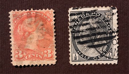 simsearch:400-04832369,k - Close up of ancient old postal stamps Photographie de stock - Aubaine LD & Abonnement, Code: 400-04712787