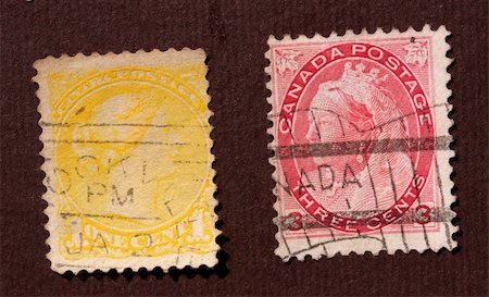 simsearch:400-04832369,k - Close up of ancient old postal stamps Photographie de stock - Aubaine LD & Abonnement, Code: 400-04712788