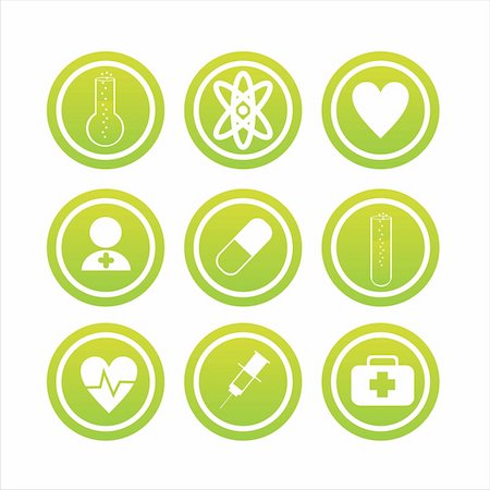 simsearch:400-05713485,k - set of 9 medical signs Stock Photo - Budget Royalty-Free & Subscription, Code: 400-04724525