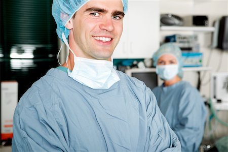 A portrait of a surgeon in a small operating room Stock Photo - Budget Royalty-Free & Subscription, Code: 400-04725283