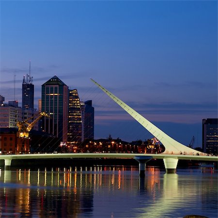 simsearch:400-07111236,k - Puerto Madero neighbourhood at Night, view, Buenos Aires, Argentina. Stock Photo - Budget Royalty-Free & Subscription, Code: 400-04726368