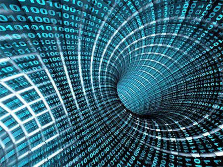 simsearch:400-04911706,k - Internet concept -  3d abstract blue tunnel Stock Photo - Budget Royalty-Free & Subscription, Code: 400-04720750