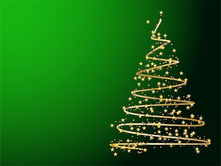 Christmas tree decorative abstraction background Stock Photo - Budget Royalty-Free & Subscription, Code: 400-04721334