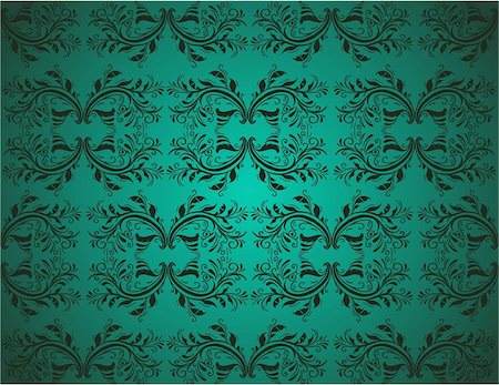 simsearch:400-04685787,k - Seamlessly Damask Wallpaper Stock Photo - Budget Royalty-Free & Subscription, Code: 400-04722311