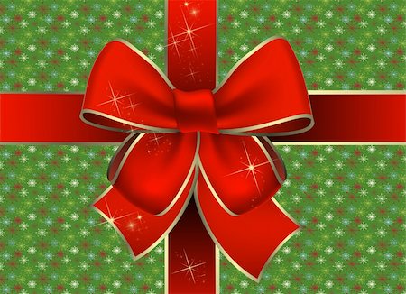 simsearch:400-05381288,k - Christmas gift package with a red bow Stock Photo - Budget Royalty-Free & Subscription, Code: 400-04723728