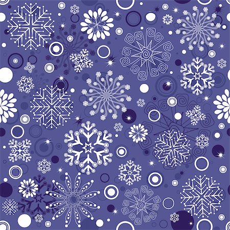 simsearch:400-04642641,k - Seamless violet and white christmas pattern (vector) Foto de stock - Super Valor sin royalties y Suscripción, Código: 400-04723962