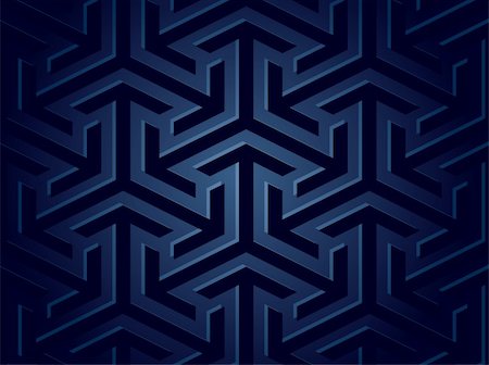 rhombus - Seamless blue background of geometric shapes. Vector illustration Stock Photo - Budget Royalty-Free & Subscription, Code: 400-04734514