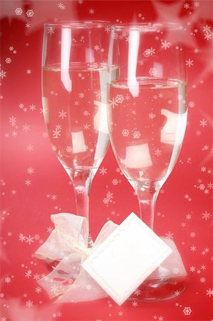 simsearch:400-05281659,k - New year party with champagne glasses. Coppy space Stock Photo - Budget Royalty-Free & Subscription, Code: 400-04736609