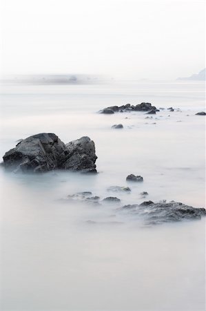 simsearch:400-05703164,k - long exposure of rock coast background Stock Photo - Budget Royalty-Free & Subscription, Code: 400-04737680