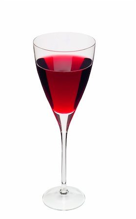 simsearch:400-04226436,k - red wine in glass isolated on white background Stock Photo - Budget Royalty-Free & Subscription, Code: 400-04738352