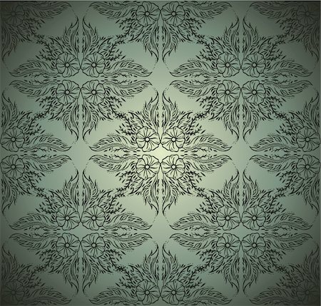 simsearch:400-04685787,k - Seamlessly Damask Wallpaper Stock Photo - Budget Royalty-Free & Subscription, Code: 400-04730302