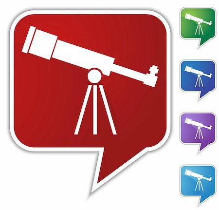 searching astronomy - An image of a telescope. Stock Photo - Budget Royalty-Free & Subscription, Code: 400-04731133