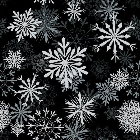 simsearch:400-04635890,k - Seamless snowflakes background for winter and christmas theme Stock Photo - Budget Royalty-Free & Subscription, Code: 400-04745145