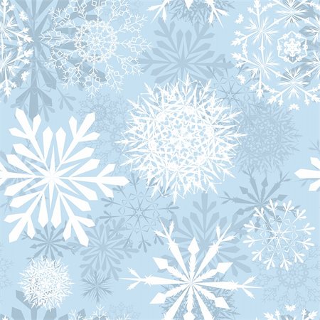 simsearch:400-04635890,k - Seamless snowflakes background for winter and christmas theme Stock Photo - Budget Royalty-Free & Subscription, Code: 400-04745142