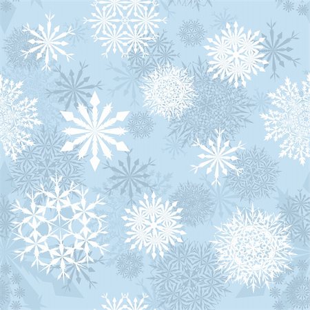 simsearch:400-04635890,k - Seamless snowflakes background for winter and christmas theme Stock Photo - Budget Royalty-Free & Subscription, Code: 400-04745143