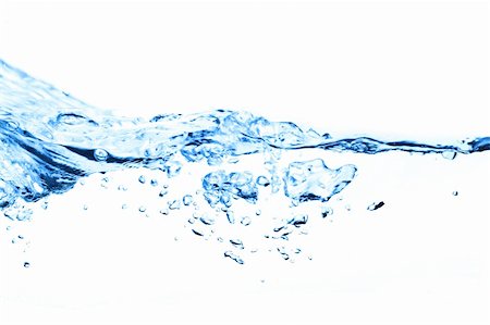 air bubbles in water isolated on white Stock Photo - Budget Royalty-Free & Subscription, Code: 400-04745188