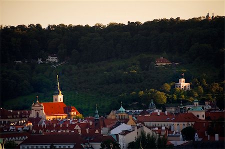 simsearch:400-06138816,k - View of Prague at sunset Photographie de stock - Aubaine LD & Abonnement, Code: 400-04746302