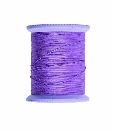 simsearch:400-06079198,k - Bright violet thread isolated on white Stock Photo - Budget Royalty-Free & Subscription, Code: 400-04746470
