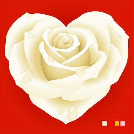 Red Rose in the shape of heart Stock Photo - Budget Royalty-Free & Subscription, Code: 400-04747151