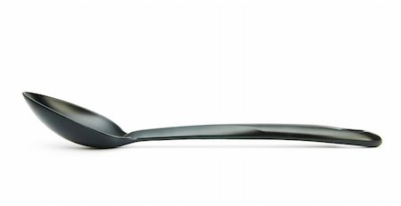 Stirring spoon isolated on the white background Stock Photo - Budget Royalty-Free & Subscription, Code: 400-04748117