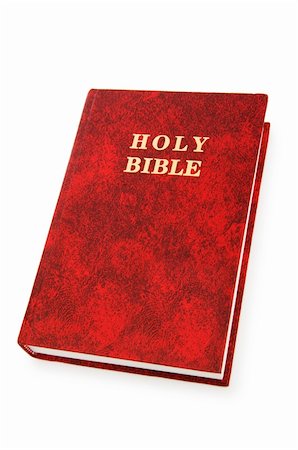 simsearch:400-05890930,k - Bible book isolated on the white background Stock Photo - Budget Royalty-Free & Subscription, Code: 400-04748159