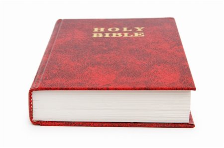 simsearch:400-05890930,k - Bible book isolated on the white background Stock Photo - Budget Royalty-Free & Subscription, Code: 400-04748162