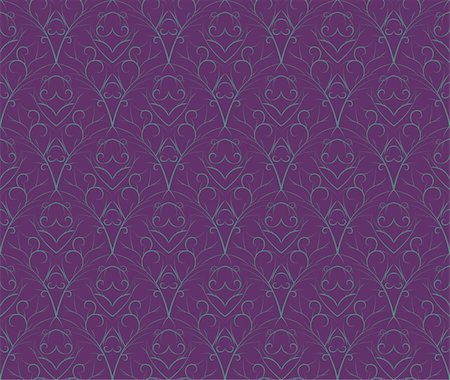 simsearch:400-06099373,k - Seamless both side Damask wallpaper. EPS 8- vector Stock Photo - Budget Royalty-Free & Subscription, Code: 400-04748193