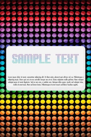 simsearch:400-04266669,k - illustration of abstract vector card with colorful dots Stock Photo - Budget Royalty-Free & Subscription, Code: 400-04748800