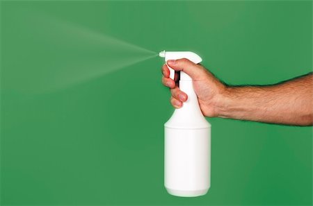 An image of a spray over green background Stock Photo - Budget Royalty-Free & Subscription, Code: 400-04749639
