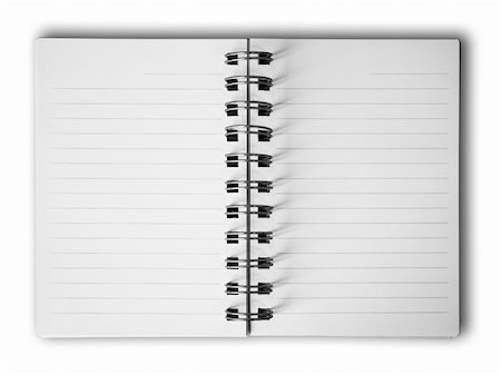simsearch:400-04552970,k - Blank two face white paper notebook Stock Photo - Budget Royalty-Free & Subscription, Code: 400-04740020