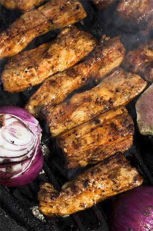 simsearch:400-04587885,k - close up of grilled meat, barbecue Stock Photo - Budget Royalty-Free & Subscription, Code: 400-04742061