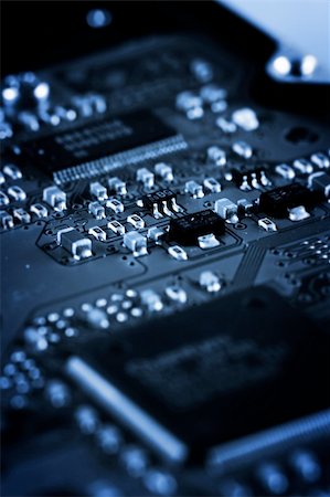 simsearch:400-07617373,k - Electronic circuit board. Macro photo. Great details ! Stock Photo - Budget Royalty-Free & Subscription, Code: 400-04742286