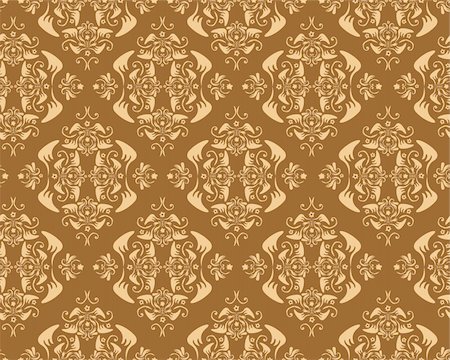 simsearch:400-04685787,k - Beautiful seamless Damask wallpaper/background Stock Photo - Budget Royalty-Free & Subscription, Code: 400-04743317