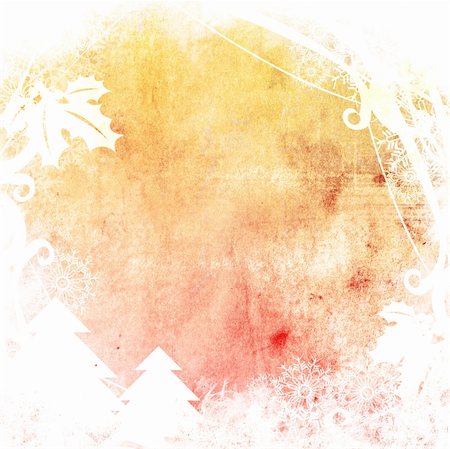painterly - Christmas abstract Background frame Stock Photo - Budget Royalty-Free & Subscription, Code: 400-04754769