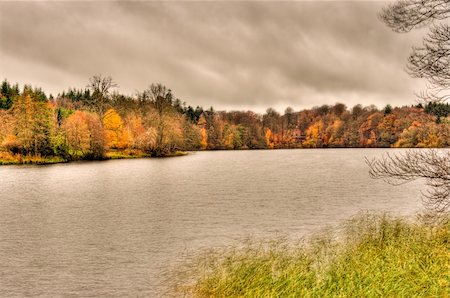 simsearch:400-04909150,k - view of far lake shore in autumn Stock Photo - Budget Royalty-Free & Subscription, Code: 400-04755433