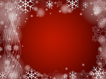 simsearch:400-05006261,k - red christmas background with snowflakes and bands Stock Photo - Budget Royalty-Free & Subscription, Code: 400-04758067