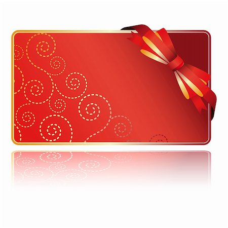 simsearch:400-04374732,k - greeting red card with bow Stock Photo - Budget Royalty-Free & Subscription, Code: 400-04751610
